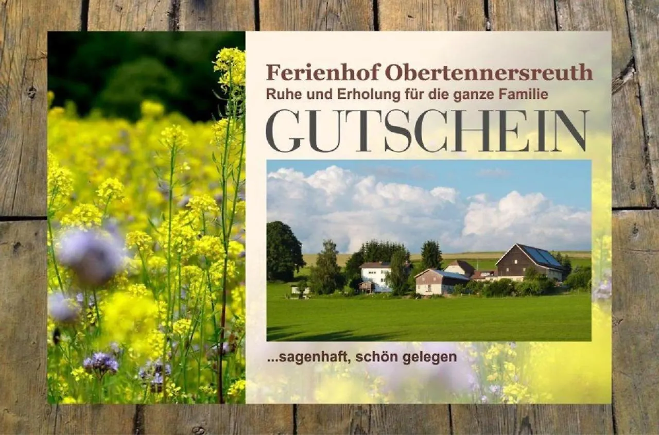 Ferienhof Obertennersreuth Stammbach Germany